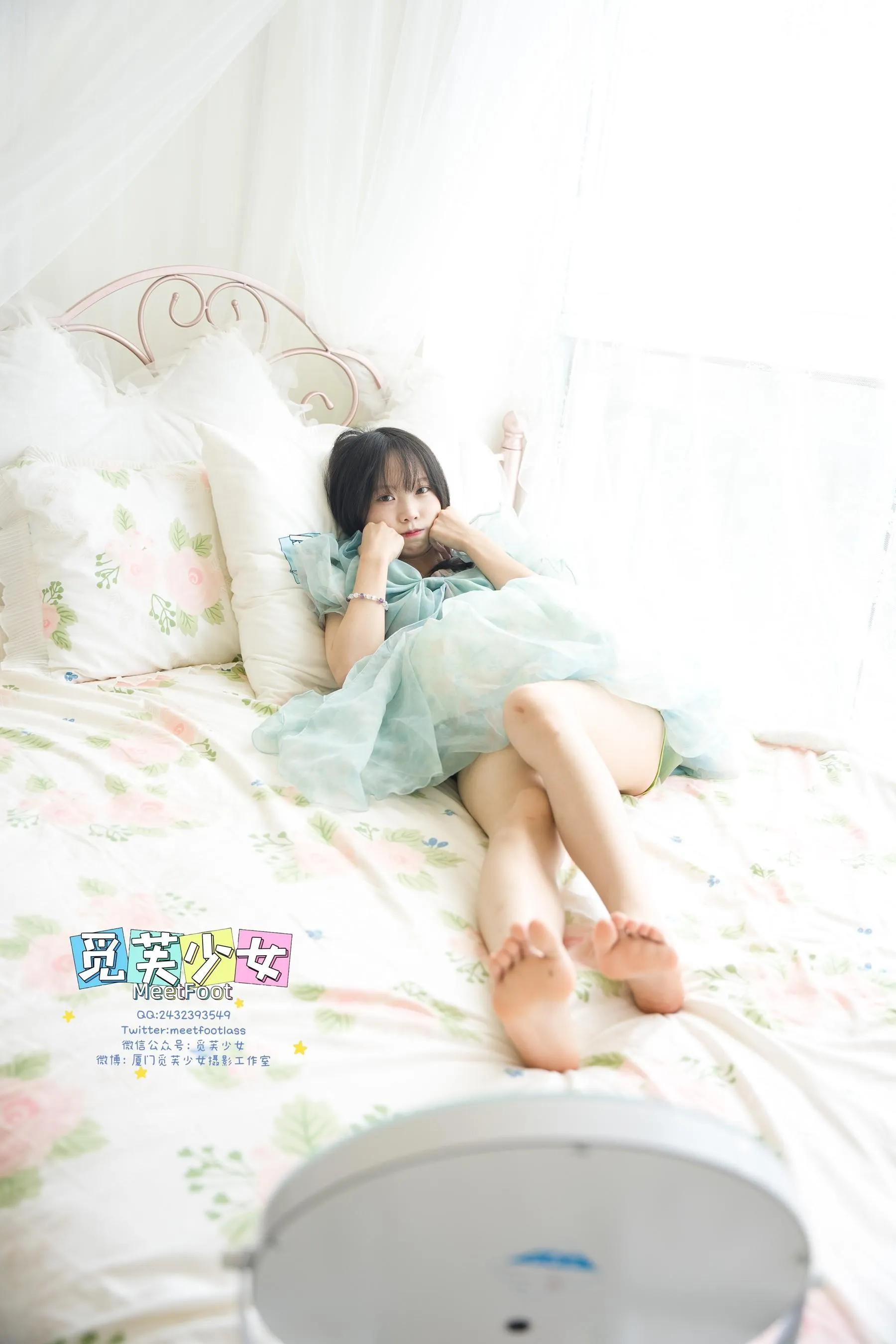 觅芙少女 NO.033 小婉-一袭蓝色纱裙构筑今晚浪漫的梦境-PIC [249P]插图8